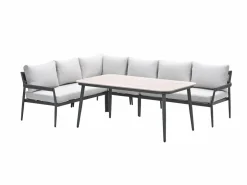 Garden Impressions Barcelona Lounge-Diningset - Dark Grey