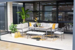 Garden Impressions Barcelona Lounge-Diningset - Dark Grey