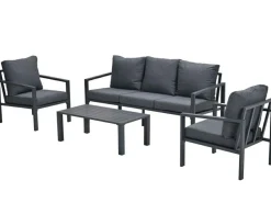 Garden Impressions Durban 4-teilig loungeset - Dark Grey
