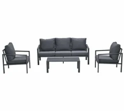 Garden Impressions Durban 4-teilig loungeset - Dark Grey