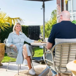 Garden Impressions Lucas grauer Sand-Essgartenstuhl