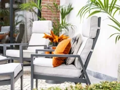 Garden Impressions Max Loungesessel mit Beinauflage - Valley sand