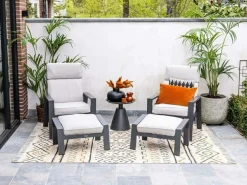 Garden Impressions Max Loungesessel mit Beinauflage - Valley sand