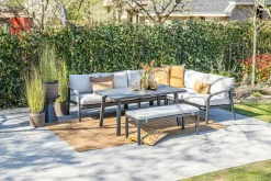 Garden Impressions Monti Lounge-Dining-Set - Black
