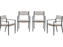 Garden Impressions Paris Carbon Black Gartenstuhl - Set von 4