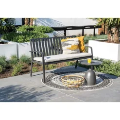 Garden Impressions Pisa Parkbank - Carbon Black