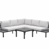 Garden Impressions Prinos 4-teiliges Loungeset - carbon black