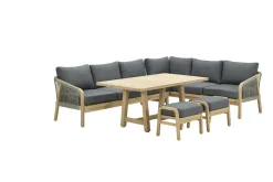 Garden Impressions Santos Lounge-Dining Set - 5-teilig - Rechts
