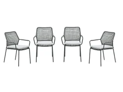 Garden Impressions Swifty Grey Gartenstuhl - Set von 4