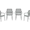 Garden Impressions Swifty Taupe Gartenstuhl - Set von 4