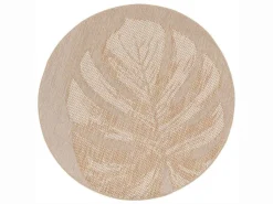 Garten-Impressionen Ø200 cm Outdoor-Teppich - Leaf Taupe