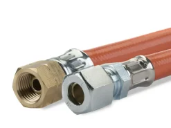 Gimeg 60 cm 1/4 Zoll links x 8/10 mm PVC Gasschlauch