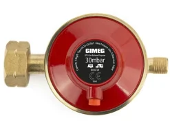 Gimeg 1/4"li 30 mbar Gasdruckregler mit Abblasschutz