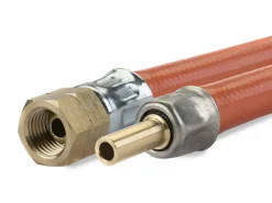 Gimeg 1/4"li x 8mm glatt 40cm PVC Gasschlauch