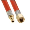 Gimeg PVC 1/4 links x Schnellverschluss 3 Meter Gasschlauch