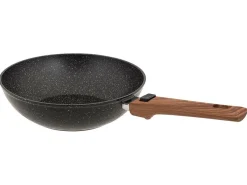 Gimex Ø26 cm Wokpfanne mit Abnehmbarer Griff