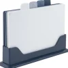 Gimex Set von 4 Schneidebretter mit Halter