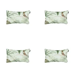 Grünes Dekokissen Madison Grasse - 4er-Set