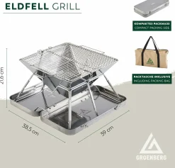 Groenberg Eldfjell medium Holzkohlegrill