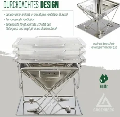 Groenberg Katla Holzkohlegrill - Medium