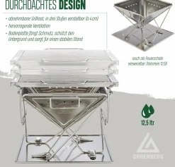 Groenberg Katla Holzkohlegrill - large