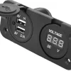 Haba 2x USB + Spannungsmesser Montagedose