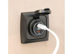 HABA 2x USB-C PD 36W Schnellladegeräte Einbaudose