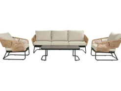 Hartman Corsica Stuhl-Sofa-Loungeset – Natural