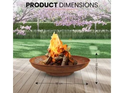 HEAT Outdoor Living Classic Ø60cm Feuerschale - Brown