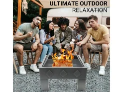 HEAT Outdoor Living Kvadrat Feuerschale