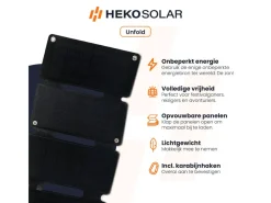 HEKO Solar Unfold 15 tragbares Solarpanel