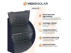 HEKO Solar Unfold 30 Watt Solar Panel