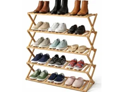 HEM Bambus 5 Ebenen Schuhregal