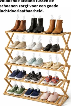 HEM Bambus 5 Ebenen Schuhregal