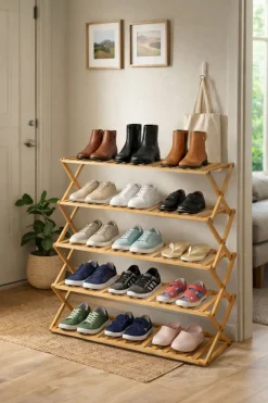 HEM Bambus 5 Ebenen Schuhregal