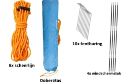 HEM 400 x 140 cm Camping-Windschutz - Blue