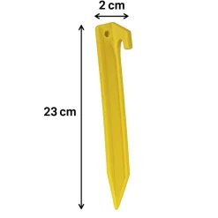 HEM ABS 23 cm zelthering - Set von 6