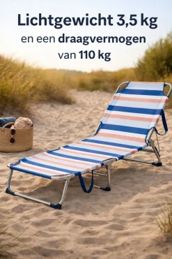 HEM aluminium verstellbare klappliege - Blue