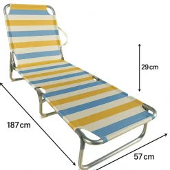 HEM aluminium verstellbar klappliege