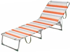 HEM aluminium verstellbare klappliege - Orange