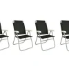 HEM Aluminium verstellbarer campingstuhl - Set von 4