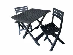 HEM bistroset 3-teilig klappbar kunststoff balkonset