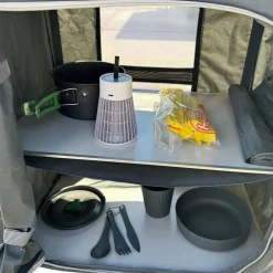 HEM klappbarer campingküche mit windschutz