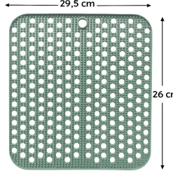 Hem spülset bambusbürste mit abtropfmatte - Green
