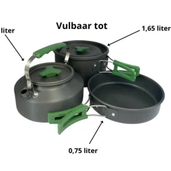 Hem 3-teiliges pfannenset aus aluminium