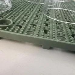 Hem 29,5x26 cm rutschfeste abtropfmatte aus silikon - green