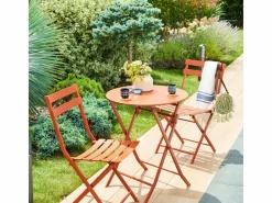 Hesperide HIXA Greensborro Set von 4 Gartenstühle - Orange