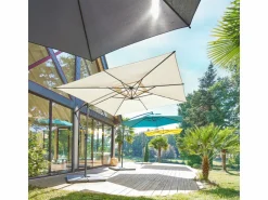 HESPERIDE HIXA Sonnenschirm mit Fuß - Beige