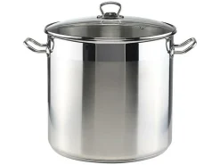 Hi Edelstahl Suppentopf mit Glasdeckel - 20 Liter