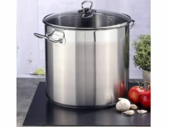 Hi Edelstahl Suppentopf mit Glasdeckel - 20 Liter